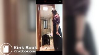 Amateur Femdom - Toilet Slave Finishing his meal, ScatKings.com Scat Porn 18 ScatKings.com Scat Porn