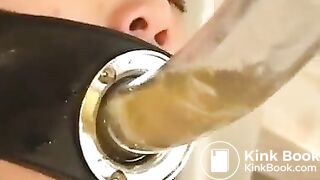 Asian girl drink from a tube, ScatKings.com Scat Porn 17 ScatKings.com Scat Porn