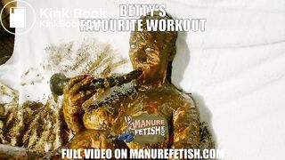 Bettys favourite workout in cowshit, ScatKings.com Scat Porn 14 ScatKings.com Scat Porn