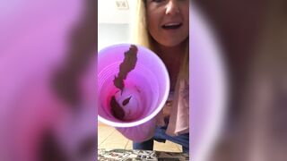Big Ass BBW Shitting In Cup, ScatKings.com Scat Porn 3 ScatKings.com Scat Porn