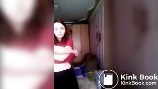 Cute girl stripping and shitting, ScatKings.com Scat Porn 7 ScatKings.com Scat Porn
