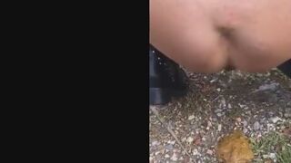 Desperate Diarrhea Behind Car, ScatKings.com Scat Porn 10 ScatKings.com Scat Porn