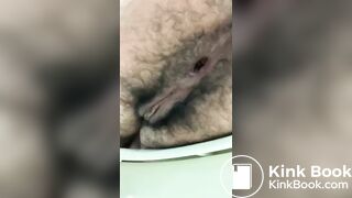 Extremely hairy girl shitting, ScatKings.com Scat Porn 14 ScatKings.com Scat Porn