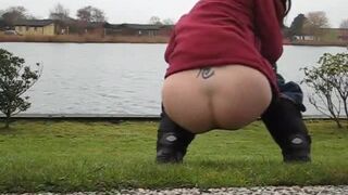 Ferkeline poop outside 2, ScatKings.com Scat Porn 1 ScatKings.com Scat Porn