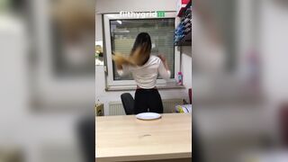 Girl shitting at work, ScatKings.com Scat Porn 15 ScatKings.com Scat Porn