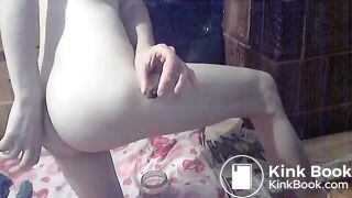 Indian lady drops hard poops into a glass, ScatKings.com Scat Porn 10 ScatKings.com Scat Porn