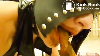 Masked Slut Sucking Scat Dido, ScatKings.com Scat Porn 14 ScatKings.com Scat Porn