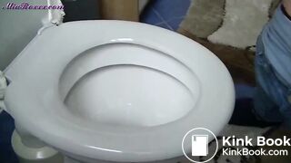 Mia misses the toilet bowl, ScatKings.com Scat Porn 1 ScatKings.com Scat Porn