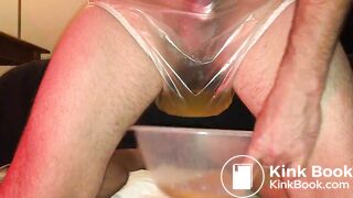 Piss n Poop in Plastic Panties Pt 2, ScatKings.com Scat Porn 4 ScatKings.com Scat Porn