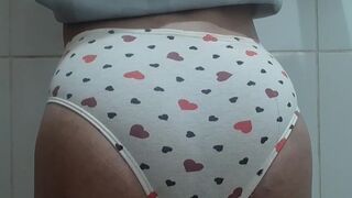 Poop in paterned panties, ScatKings.com Scat Porn 9 ScatKings.com Scat Porn