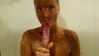Shower Smearing — Full Body!, ScatKings.com Scat Porn 4 ScatKings.com Scat Porn