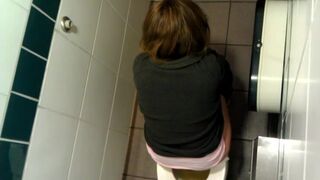 Spy girl pooping at public toilet - 2, ScatKings.com Scat Porn 14 ScatKings.com Scat Porn