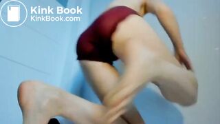 skinny teen girl pooping in the panties and smearing shit, ScatKings.com Scat Porn 11 ScatKings.com Scat Porn