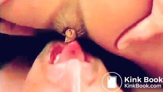 Girl defecating in hungry man mouth, ScatKings.com Scat Porn 4 ScatKings.com Scat Porn